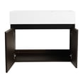 thumbnail image 6 of 30 Inch Modern Bathroom Vanity with Thick Edge Resin Sink, Soft - Close Doors, Wall - Mounted for Small Bathroom Use, 6 of 7