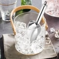 thumbnail image 4 of Homikit Juego de 2 palas de hielo de acero inoxidable, pala de metal pequeña de 10.0 in para cocina, bar, fiesta, pala de cubitos de hielo resistente, pulido espejo, 4 of 5