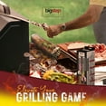 thumbnail image 2 of BigStep Large Heavy Duty Rolling, 2-Piece with Secure Snap-Fit Lock Grill Baskets, 2 of 7