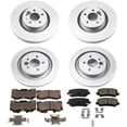 thumbnail image 2 of PowerStop Front and Rear Geomet Coated Brake Rotor and Pad Kit Fits: FORD Select Models CRK6805, 2 of 5