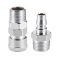 thumbnail image 2 of Unique Bargains Quick Coupler,1/2 Inch Pressure Washer Adapter Set Air Hose Fitting, 2 of 5