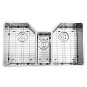 Ruvati 35 Triple Bowl Undermount 16 Gauge Stainless Steel Kitchen Sink