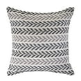thumbnail image 6 of LR Home Altair Cotton Pillow Set of 2 in Black/Gray, 18" x 18", 6 of 8