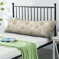 thumbnail image 2 of Puppy Canine Body Pillow Cover 20x54 - Stretchy Fabric - Dog Bone & Tail Print, 2 of 4