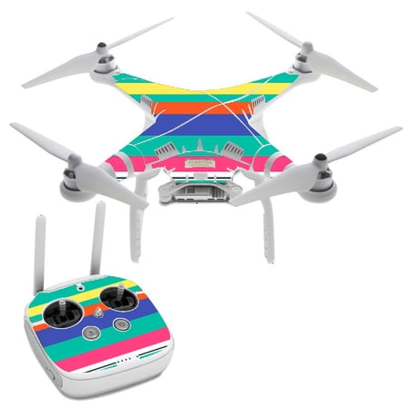 Slinko Pastel Lines DJI Phantom 3 Professional Skin Skins Vinyl Decal Kit