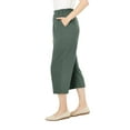 thumbnail image 4 of Woman Within Plus Size Petite 7-day Knit Capri, 4 of 5