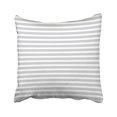 thumbnail image 1 of RYLABLUE Light Grey And White Horizontal Strips Patterns Decorative Pillowcases With Hidden Zipper Decor Cushion Covers Two Sides 20x20 inches, 1 of 1