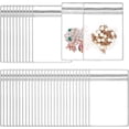 thumbnail image 2 of 20pcs Transparent PVC Jewelry Pouches Bag Anti-Oxidation Zip Lock Storage Bag for Earring Ring Necklace Display Retail Packaging 7x10cm 20pcs, 2 of 6