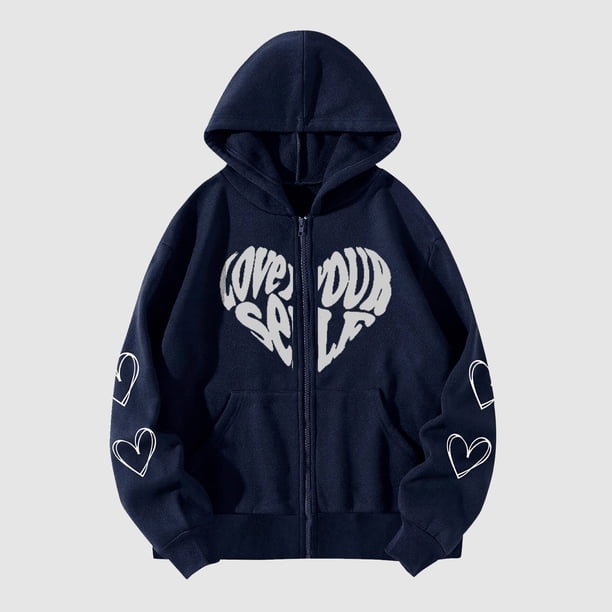 Puntoco Sudadera con capucha térmica con cremallera y manga estilo gótico para mujer con abrigo recortado con cremallera para mujer Puntoco Puntoco-1