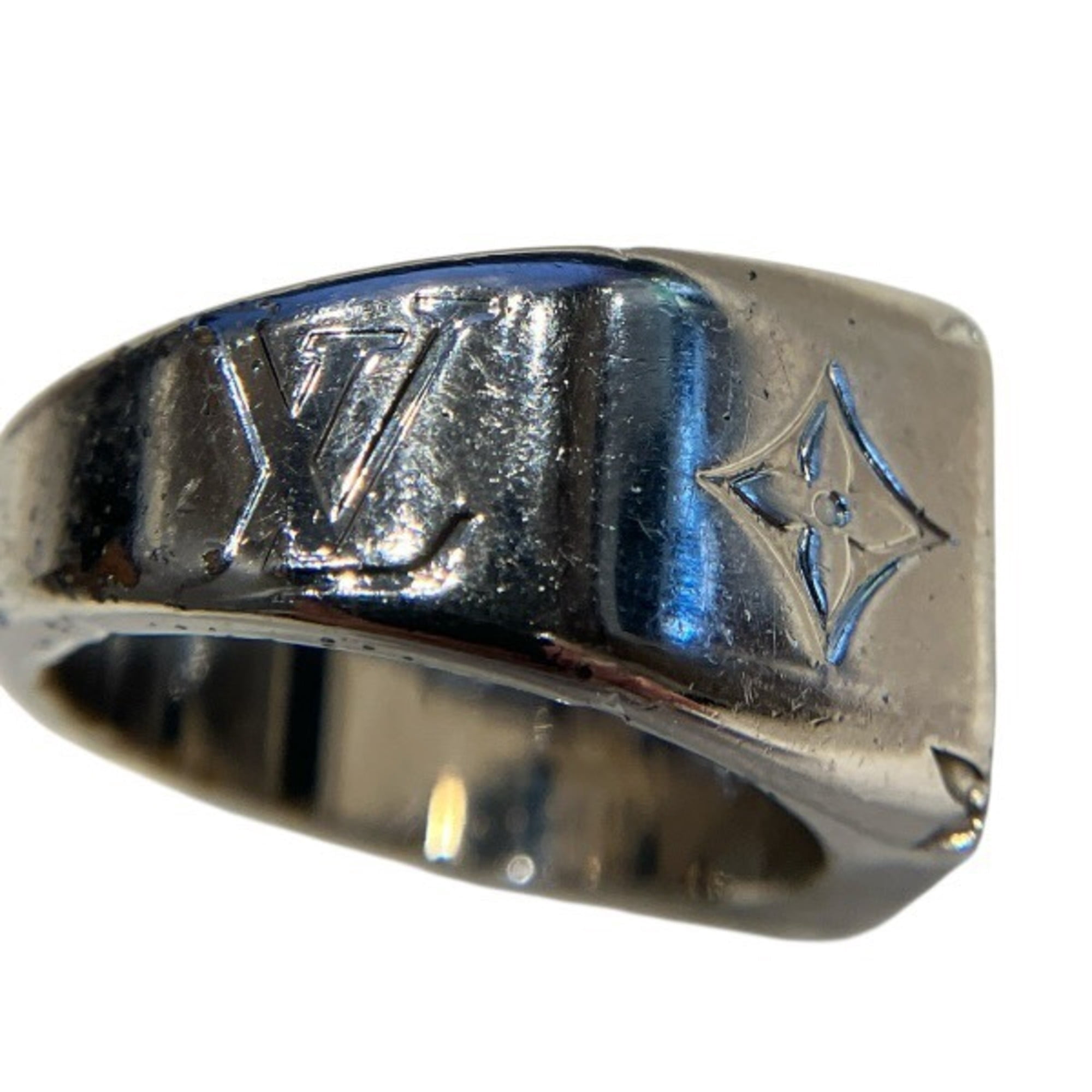 Pre-Owned Louis Vuitton Signet Ring, Monogram, Size M, M62487