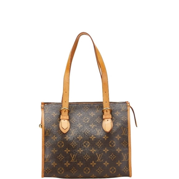 Pre-Owned Louis Vuitton Monogram Popincourt Handbag M40007 Brown Leather Women's... (Good)