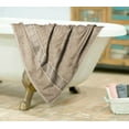 thumbnail image 4 of MALLONI HOME 100% Premium Cotton 2 Pack Oversized Bath Towel Set 28x55 inches, Large Bath Towels, Ultra Absorbant Compact Quickdry & Lightweight Towel, Ideal for Gym Travel Camp Pool - Tan, 4 of 7