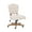 White, variant on UrbanPro Wood Upholstered Swivel Office Chair in Gray