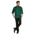 thumbnail image 2 of Bestman Formal Front Button Placket Solid Shirts For Mens Long Sleeve Regular Fit Shirt, 2 of 7