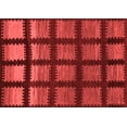 thumbnail image 1 of Ahgly Company Machine Washable Indoor Rectangle Abstract Red Modern Area Rugs, 8' x 10', 1 of 4