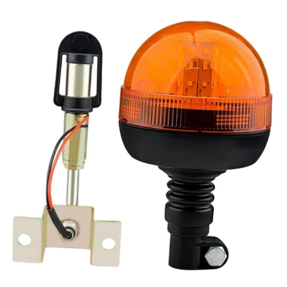 Luz estroboscópica de emergencia Beacon, luz intermitente de advertencia, 3 modos de flash, profesional, resistente, de 12 24 V, color naranja,