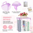 thumbnail image 4 of Kit Organizador de Casillero abcGoodefg Caddy Morado 28x26x31cm, 4 of 7