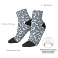 thumbnail image 4 of Bingfone Poodle Dog Design Patterned Men's Women's Casual Cotton Socks, 4 of 5