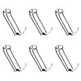 thumbnail image 1 of Lipstore 6Pcs Pool Table Pocket Rails Accessories Portable Billiard Table Slide Track B, 1 of 8