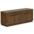 thumbnail image 3 of Safavieh Gabrietta 2 Drawer Wood Tv Stand in Medium Oak / Black, 3 of 18