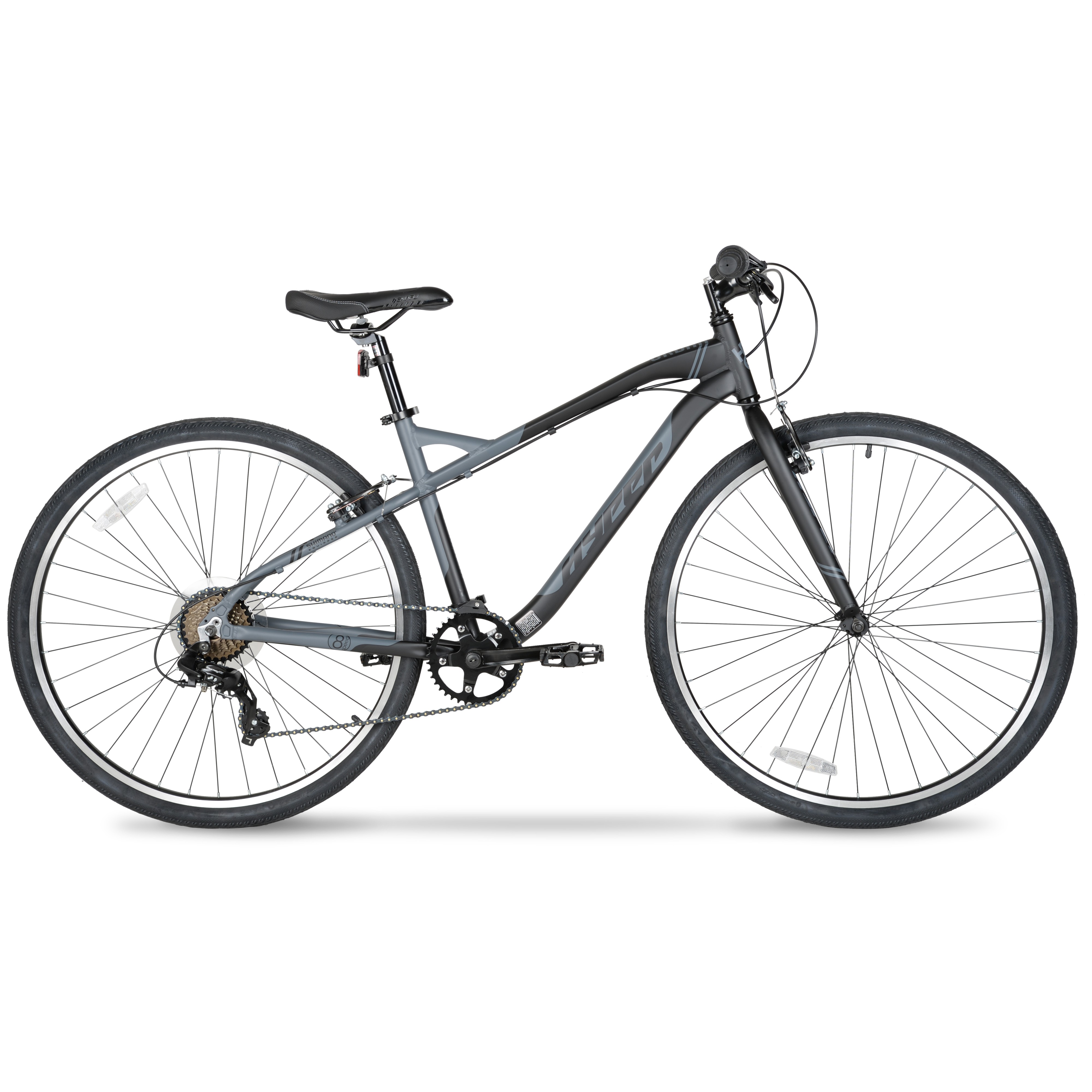 Hyper Bicycles 700c Urban Hybrid Bike, Adults Ages 14+, Gray