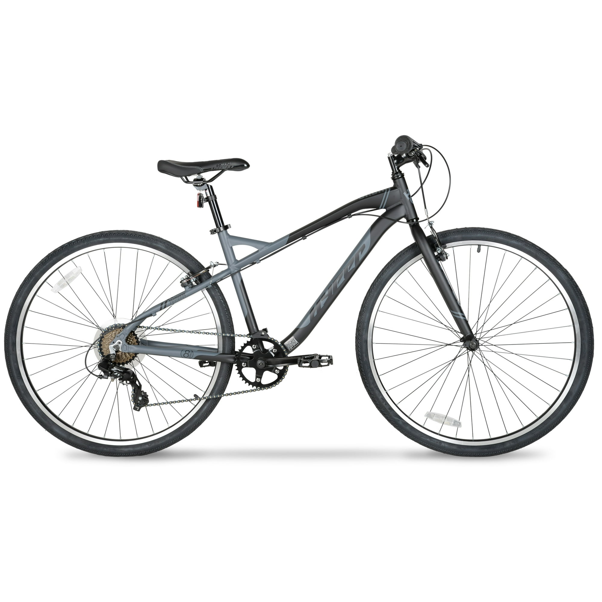 Hyper Bicycles 700c Urban Hybrid Bike Adults Ages 14+ Gray