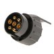thumbnail image 2 of 2x 7 Pin a 13 Pin Short Towing Caravan Socket Adaptador de Enchufe 12V, 2 of 5