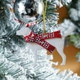 thumbnail image 4 of Acrylic Dog Christmas Tree Ornaments for Dog Lovers to Hang Dog Image and Celebrate Christmas, 4 of 9