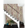 thumbnail image 2 of A-Street Prints Aurora Pink Geometric Wave Wallpaper, 20.5-in by 33-ft, 56.4 sq. ft, 2 of 2