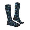 thumbnail image 4 of Lsque Cartoon Dinosaur Printed Crew Socks Men's Women's LightWeight Thin Casual Calf Socks ,Knee High Socks,Cotton Socks, 4 of 9