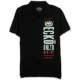 thumbnail image 1 of Ecko Unltd. Polo de rugby con gráfico Ss recién agregado para hombre, negro, mediano, 1 of 1
