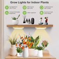 thumbnail image 2 of 72 luces LED de cultivo para plantas de interior de espectro completo, luz para plantas con temporizador de encendido y apagado automático, lámparas de techo pequeñas para cultivo, 3 modos de, 2 of 8