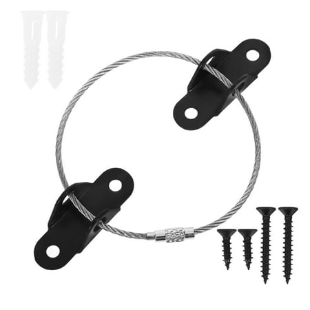 2 Sets Furniture Fall Preventer Straps Baby Proofing Kit Dressers Anchors Anti Tip Suite Child