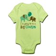 thumbnail image 1 of CafePress - Big Cousin To Be Elephant Body Suit - Baby Light Bodysuit, 1 of 1