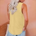 thumbnail image 7 of Womens Tank Tops Eyelet Embroidery Shirts Summer Sleeveless Tops For Women 2024 Casual Spring Scoop Neck Cami Loose Fit Basic Tops Solid Color Summer Sleeveless Shirts, 7 of 7