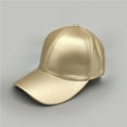 thumbnail image 2 of Prolriy Baseball Cap Hats for Men Women Male Female Baseball Cap Soild Men Women Baseball Cap Unisex Hat Trucker Hat Gold, 2 of 5