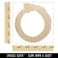 thumbnail image 2 of Ouroboros Serpent Snake Eating Tail Ring Circle Wood Shape Unfinished Piece Cutout Craft DIY Projects - 4.70 Inch Size - 1/8 Inch Thick, 2 of 7