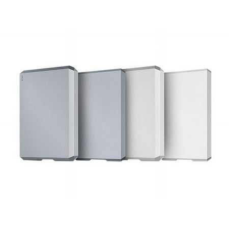 LaCie - Mobile Drive 5TB External USB 3.1 Gen 2 Portable Hard Drive - Silver Moon