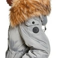 thumbnail image 3 of Madden Girl SILVER GREY Juniors' Faux-Fur Trim Hooded Anorak Parka,XXL, 3 of 4