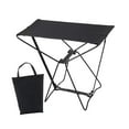 thumbnail image 1 of S SERENABLE Tabouret Pliant Portable Chaise de Camping Compacte Tabouret de Camp Pliant Léger Noir, 1 of 9