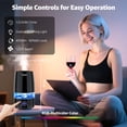 thumbnail image 6 of ITdodo Humidifier for Room, 4.5L Top Fill for Home, 40H Runtime, Quiet, Auto Humidity Control, Cool Mist Air Humidifier for Bedroom, Plants, Essential Oil Diffuser, Easy Clean, 6 of 11