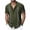 Army Green, variant on Mens Summer Tops, Casual Shirts for Men, Floral Mens Printed Short Sleeve Turn Down Collar Button Placket Casual Fashion Beach Vacation Soft Breathable Tops