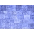 thumbnail image 1 of Ahgly Company Machine Washable Indoor Rectangle Patchwork Blue Transitional Area Rugs, 4' x 6', 1 of 4