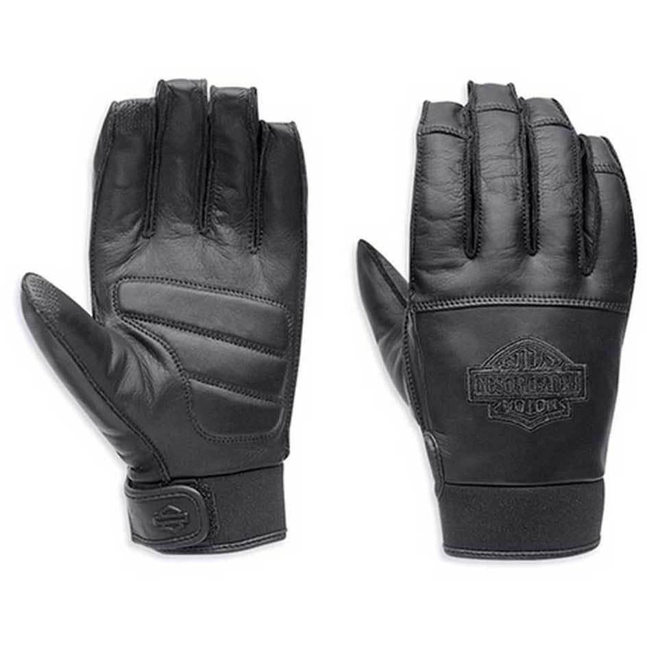 Harley Davidson Valve Full Finger Leather Gloves Walmart Com