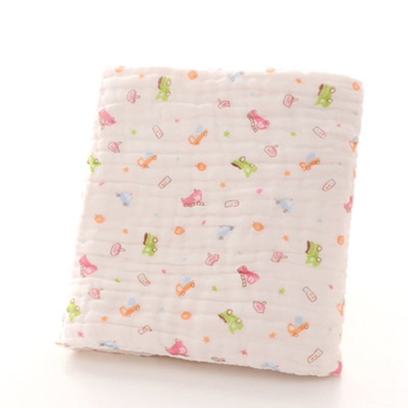 Cosy 6 Layer New Born Baby Girl Large 110cm Muslin Squares Blanket Pink Flamingo 