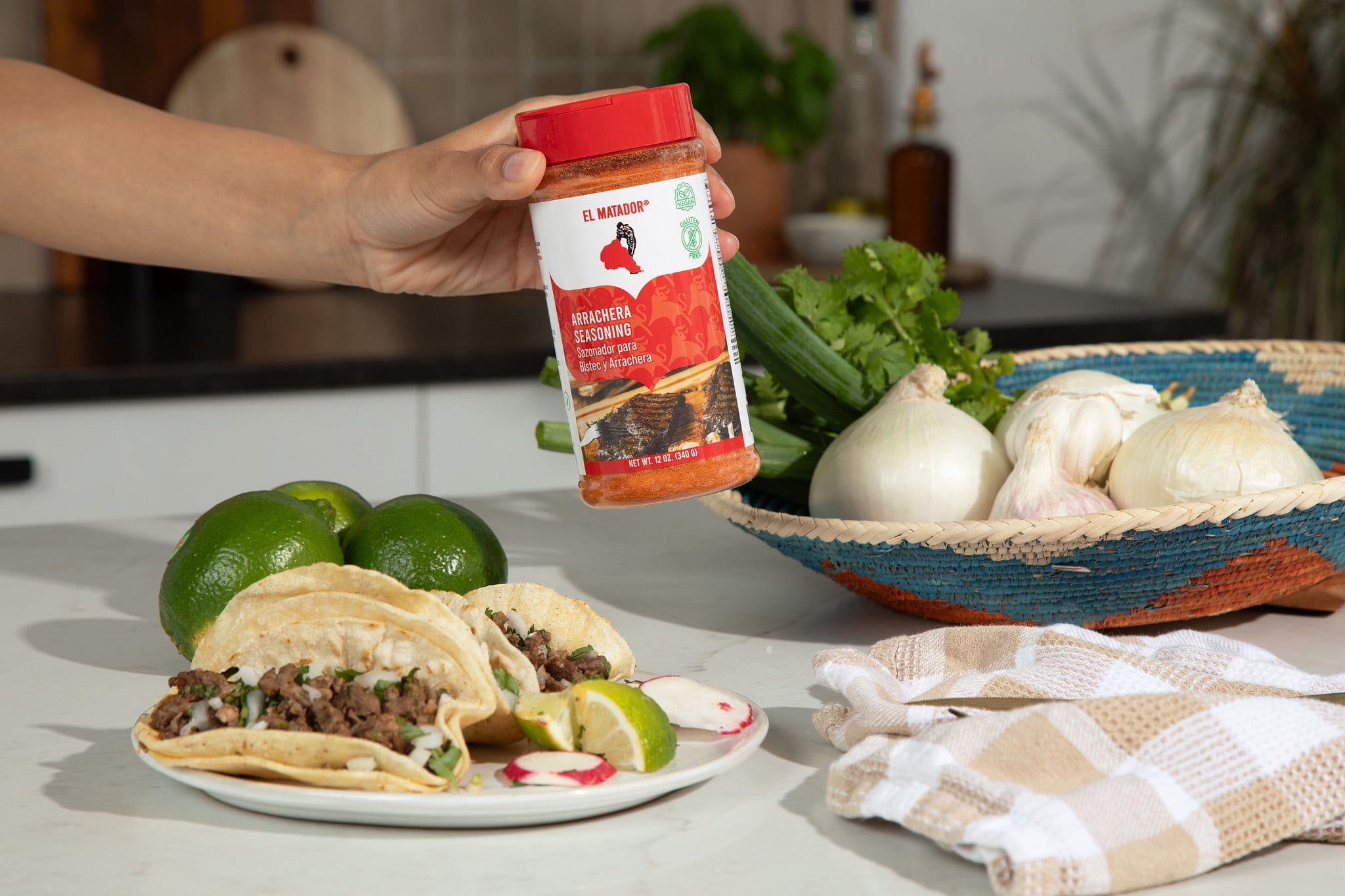 El Matador Arrachera Seasoning 12 oz. - Authentic Mexican Steak Seasoning for Carne Asada, Skirt Steak, and Grilled Meats - Gluten-Free & Vegan