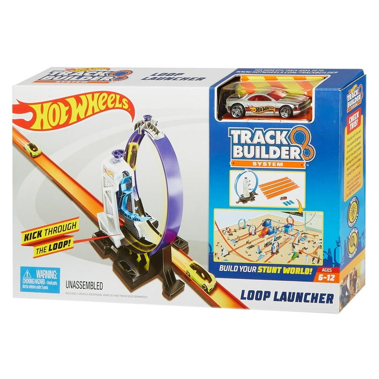 Hot Wheels Track Builder Loop Launcher Trackset 