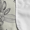 thumbnail image 4 of Floral Microwave Oven Cover, Vintage Style Romantic Hand Drawn Like Botanical Elements Tropical Orchids, Water Resistant Organizer with Pockets Kitchen, 36" x 12", Cream Charcoal Grey, by Ambesonne, 4 of 4