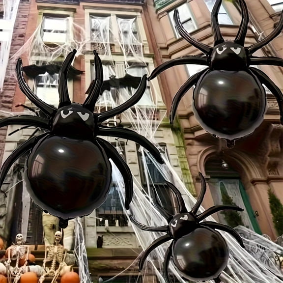 Large Halloween Decorations Outdoor, Scary Halloween Decorations, Halloween Decorations, Indoor Halloween Decor, 33X31 Inch Foil Balloon for Halloween Party Decor