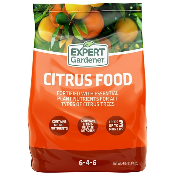 Expert Gardener Citrus Plant Food Fertilizer 6-4-6, 4 lb.